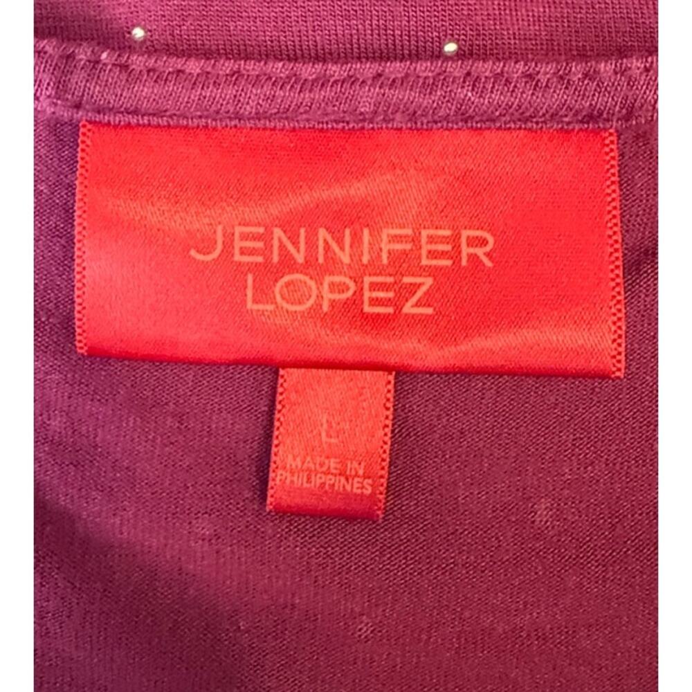 Jennifer Lopez Studded Top Raspberry Pink Large - Picture 5 of 7